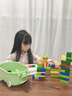 RICH YOUR HOME德國品質(zhì)積木大顆粒積木兒童拼裝玩具寶寶男女孩子0到3歲 收納桶308件套大顆粒積木 曬單實(shí)拍圖