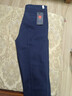 春夏薄款高腰深檔大碼中老年牛仔長(cháng)褲男中年彈力寬松直筒加絨休閑 深藍色(秋冬厚款-不加絨) 36 碼(2尺9腰圍) 曬單實(shí)拍圖