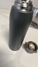 膳魔師（THERMOS）2024款日本手提保溫杯大容量戶(hù)外運動(dòng)便攜學(xué)生男女保冷水杯子JOS 深灰色1000ml日本專(zhuān)柜2025新版 曬單實(shí)拍圖