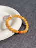 天然蜜蠟手串雞油黃原創(chuàng  )礦高端琥珀南紅綠松文玩女士特級真品手鏈 6mm【收藏級】天然蜜蠟蘊澤手串 18-19cm手圍 曬單實(shí)拍圖