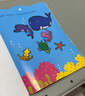 BANGSON果凍貼紙書(shū)可重復貼水洗寶寶安靜書(shū)點(diǎn)讀雙語(yǔ)啟蒙生日禮物海洋動(dòng)物 曬單實(shí)拍圖