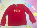 斐樂(lè )FILA兒童童裝衛衣2026年春季新款男小童新年款套頭衛衣 傳奇紅-RD 140 曬單實(shí)拍圖