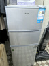 奧克斯三開(kāi)門(mén)冰箱家用小型冷藏冷凍兩用出租房宿舍辦公室電冰箱 【銅管速冷 中層軟冷凍】149升級-三門(mén)三溫56L 曬單實(shí)拍圖
