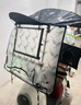 冠'齊電動(dòng)車(chē)雨棚蓬可折疊拆卸新款全包圍電瓶車(chē)雨傘摩托車(chē)擋風(fēng)擋雨加厚 招財貓黑色 免安裝 曬單實(shí)拍圖