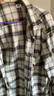 優(yōu)衣庫男女裝法蘭絨格子襯衫長(cháng)袖襯衣薄外套481225 480770 481225/30淺米色 M 曬單實(shí)拍圖