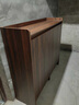 楓品軒實(shí)木鞋柜門(mén)口入戶(hù)柜收納柜大容量鞋架玄關(guān)柜多層家用靠墻收納柜 【胡桃色】1.2m鞋柜 曬單實(shí)拍圖