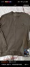 布先生圓領(lǐng)衛衣男皮標裝飾2023秋季新品長(cháng)袖上衣KT01911斷碼清倉 霧咖色 L (175) 曬單實(shí)拍圖