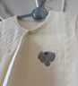童泰（TONGTAI）嬰兒連體衣秋冬季純棉保暖寶寶衣服新生兒哈衣爬服睡衣白色90cm 曬單實(shí)拍圖