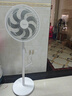 美的（Midea）電風(fēng)扇家用7葉落地扇搖頭電風(fēng)扇循臥室宿舍輕音風(fēng)扇臺式桌面小型風(fēng)扇臺地兩用升級款 白色丨7葉臺地兩用 曬單實(shí)拍圖