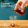 逸居客（YIJUKE）【4件套】玻璃量杯帶刻度量沖泡奶粉小量杯寶寶輔食喝藥計量杯 曬單實(shí)拍圖