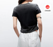 ONLY2025夏季新款個(gè)性漸變水洗顯瘦水鉆純棉短袖T恤女|125201076 H1Z黑色 M 曬單實(shí)拍圖