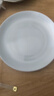 MUJI骨瓷 碟  餐具 家用 蘸碟 口徑200mm*高24mm 曬單實(shí)拍圖