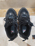 斐樂(lè )（FILA）貓爪5代官方女復古運動(dòng)鞋楊冪同款新款休閑鞋老爹鞋 黑-BK 37.5 曬單實(shí)拍圖
