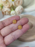 妙聚福方糖黃金耳釘女四葉草耳環(huán)耳飾直釘一對9999足金包銀送女友禮物 足方糖耳釘一對 金重0.4克【足+硬工藝】 曬單實(shí)拍圖