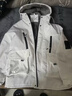 花花公子（PLAYBOY）棉衣男棉服冬季2025男士外套中青年休閑防寒保暖棉襖羽面包絨服 白色 D209 XL (建議140-160斤) 曬單實(shí)拍圖
