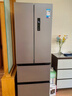 美的（Midea）MR-417WFPE銀法式多門(mén)四開(kāi)門(mén)嵌入式60CM超薄嵌入式一級雙變頻家用電冰箱補貼立減 MR-417WFPE 流蘇銀 曬單實(shí)拍圖
