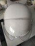 樂(lè )卡利 新國標3C認證電動(dòng)摩托車(chē)頭盔男女電瓶車(chē)四季通用安全帽雙鏡片 白色透明短鏡 曬單實(shí)拍圖