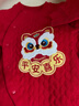 貝瑞加（Babyprints）嬰兒連體衣春節拜年服初生男女寶寶國風(fēng)新年衣服保暖滿(mǎn)月服 59 曬單實(shí)拍圖