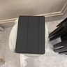 疆科適用 iPad Air1/Air2平板保護套9.7英寸iPad Pro平板電腦2017/18款三折硅膠翻蓋全包輕薄防摔外殼 【靜夜黑】翻蓋平板保護套 iPad Air1/Air2/Pro【9.7英 曬單實(shí)拍圖