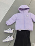 安踏兒童羽絨服女小童裝2025年冬季中國冰雪戶(hù)外四防羽絨服外套棉衣 和風(fēng)紫-1 120 cm/小童 曬單實(shí)拍圖