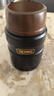 膳魔師（THERMOS）燜燒杯520ml保溫湯壺316鋼保溫飯盒桶寬口水杯帶勺TSK2-520S BK 曬單實(shí)拍圖