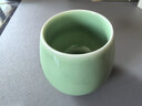 龍泉青瓷功夫茶具陶瓷茶杯家用泡茶杯辦公室主人杯單杯無(wú)柄杯中式冰裂水杯 弟窯梅子青 曬單實(shí)拍圖