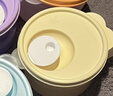特百惠（Tupperware）微波460ml可加熱水晶湯碗水果碗 學(xué)生上班族便攜飯盒單個(gè)裝奶黃色 曬單實(shí)拍圖