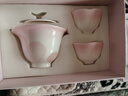 本宮好物故宮出水芙蓉茶具一壺兩杯禮盒羊脂玉泥茶杯文創(chuàng  )女生日禮物新年 3件 曬單實(shí)拍圖