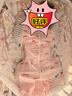 LOVE TO dream嬰兒防驚跳睡袋春夏輕薄款薄棉寶寶防踢被投降式睡袋 粉色兔L碼 曬單實(shí)拍圖