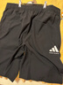 阿迪達斯短褲男夏季透氣薄款寬松休閑運動(dòng)梭織五分褲 黑/白 3CS-BW  2XL  曬單實(shí)拍圖