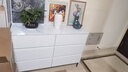 惠尋【包安裝】實(shí)木斗柜臥室家用客廳五斗柜簡(jiǎn)約多層抽屜收納柜子落地 帶腳白色六斗柜120*40*80cm 曬單實(shí)拍圖