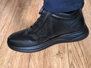 金利來(lái)（Goldlion）男鞋冬季戶(hù)外耐磨休閑鞋時(shí)尚保暖棉鞋休閑鞋G596440246AAS黑色41 曬單實(shí)拍圖