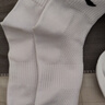 李寧（LI-NING）襪子男女白運動(dòng)襪（6雙裝）棉襪四季運動(dòng)吸汗跑步抗菌透氣生活襪 曬單實(shí)拍圖
