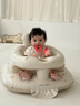 曼龍學(xué)坐椅餐椅嬰兒充氣沙發(fā)寶寶坐立神器護脊柱練習兒童不傷脊柱座椅 充氣學(xué)坐椅-基礎款 曬單實(shí)拍圖