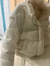 香影小香風(fēng)立領(lǐng)羽絨服女短款2025冬季新款90白鴨絨拼接小個(gè)子外套 杏色 S 155/80A/85-95斤 曬單實(shí)拍圖