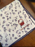 kupa28cm純棉雙層雙面手帕 棉紗日式手絹超柔軟細膩精致刺繡 花籃 28*28cm 曬單實(shí)拍圖