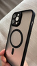 雅思戀 【強力磁吸充電】全包膚感磨砂黑適用iPhone17手機殼蘋(píng)果手機保護殼MagSafe磁吸超薄漸變 黑色 【簡(jiǎn)約高級，鏡頭全包】 iPhone 13 Pro Max 曬單實(shí)拍圖