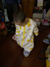 G.duck奧特曼睡袋三層夾棉兒童連體睡衣純棉寶寶嬰幼兒保暖衣男童秋冬款 黃色比卡Q 130碼【身高120-130CM】 曬單實(shí)拍圖