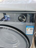 海爾（Haier）超薄滾筒洗衣機全自動(dòng)直驅變頻10公斤慕斯洗智能投放洗烘一體 XQG100-HBD37E 滾筒 智能烘干+藍盾除菌+智能投放 曬單實(shí)拍圖