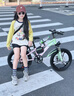 飛鴿青少年自行車(chē)6-12-18歲男女學(xué)生中大兒童越野山地車(chē)粉綠24寸變速 曬單實(shí)拍圖
