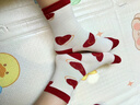 棉奇熊兒童新年紅襪子男童冬季純棉中筒襪中大童男孩本命年紅色長(cháng)筒棉襪 XNY22【10級抗菌活性印染水洗不易掉色】5雙 12-18歲 -腳長(cháng)23-27CM 鞋碼37-41 曬單實(shí)拍圖