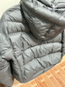艾萊依【陳都靈同款】泡芙鵝絨服2025新款連帽面包服短款羽絨服騏驥紅 夜鶯灰 S 【建議80-110斤】155 曬單實(shí)拍圖