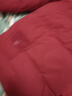 鴨鴨羽絨服女中長(cháng)款2025冬季新款時(shí)尚加厚騏驥紅色韓版時(shí)尚休閑外套 棗紅色 M 曬單實(shí)拍圖