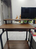 實(shí)木臺式電腦桌可放打印機簡(jiǎn)易小型學(xué)生學(xué)習書(shū)桌家用臥室移動(dòng)桌子 U1黑架+皇家橡木色【實(shí)木生態(tài)板】 80x58x88cm 曬單實(shí)拍圖