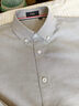 杉杉【牛津紡DP免燙】襯衫男長(cháng)袖純棉休閑商務(wù)高端扣領(lǐng)襯衣 淺灰色 40 曬單實(shí)拍圖