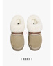 他她（TATA）雪地靴25新款毛絨棉拖鞋 灰駝/米白（仿毛里） 37 曬單實(shí)拍圖