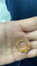 潮宏基麥穗足金黃金戒指女手飾送女友生日禮物計價(jià) 約3.15g 曬單實(shí)拍圖