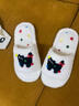 梵昇昱卡通棉拖鞋女可愛(ài)加絨加厚秋冬季新款毛絨鞋保暖家用棉鞋女 白色 40-41 曬單實(shí)拍圖