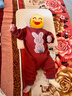 babylove【清倉】嬰兒連體衣純棉針織哈衣秋冬季寶寶毛絨兔洋氣毛線(xiàn)外出服 曬單實(shí)拍圖