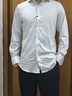 CULTUM溫莎領(lǐng)免燙襯衫男商務(wù)正裝修身長(cháng)袖襯衣紳士西裝打底 白色偏厚款221044 L 曬單實(shí)拍圖